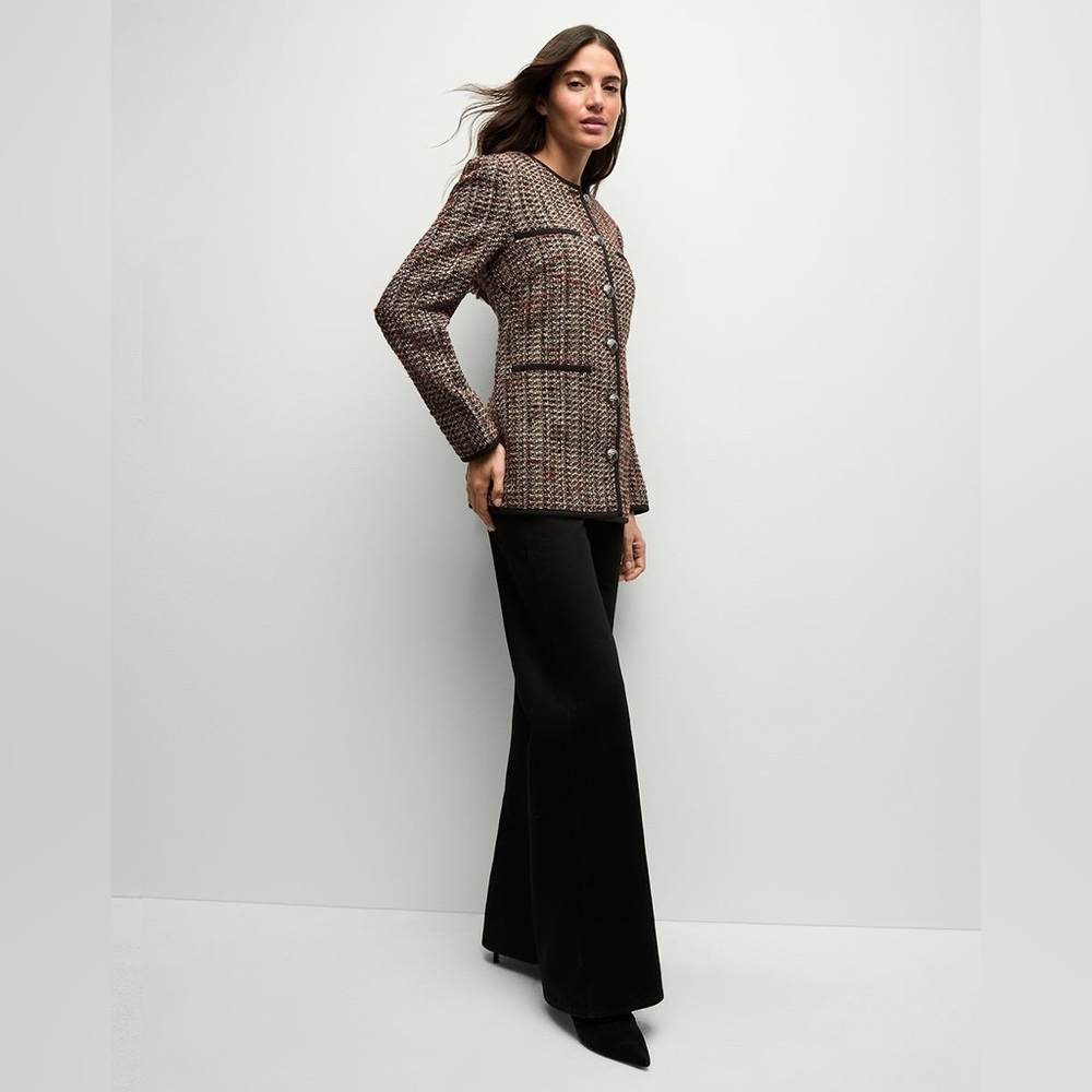 NWT $798 Veronica Beard Watkins Tweed Dickey Jacket - Picture 4 of 9